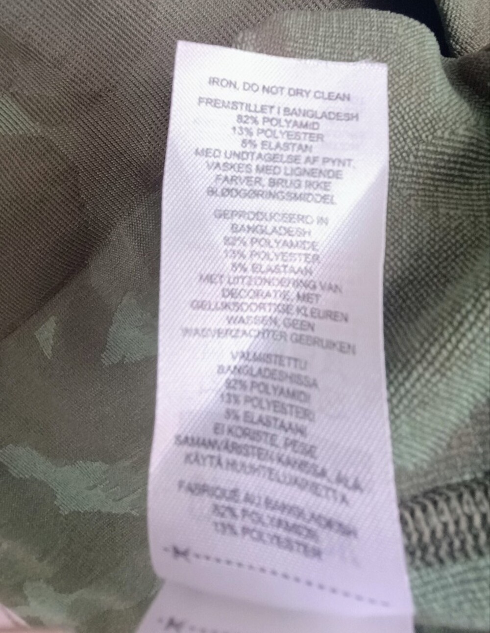 LIKE NEW - Gymshark Adapt Camo Seamless Leggings Sz L Savanna | Green High Waist - Picture 14 of 14